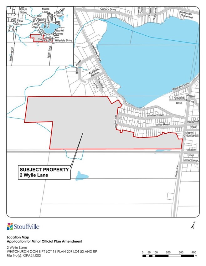 2 Wylie Lane Location Map