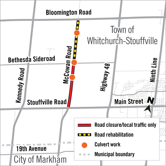 road map with highlights street for construction
